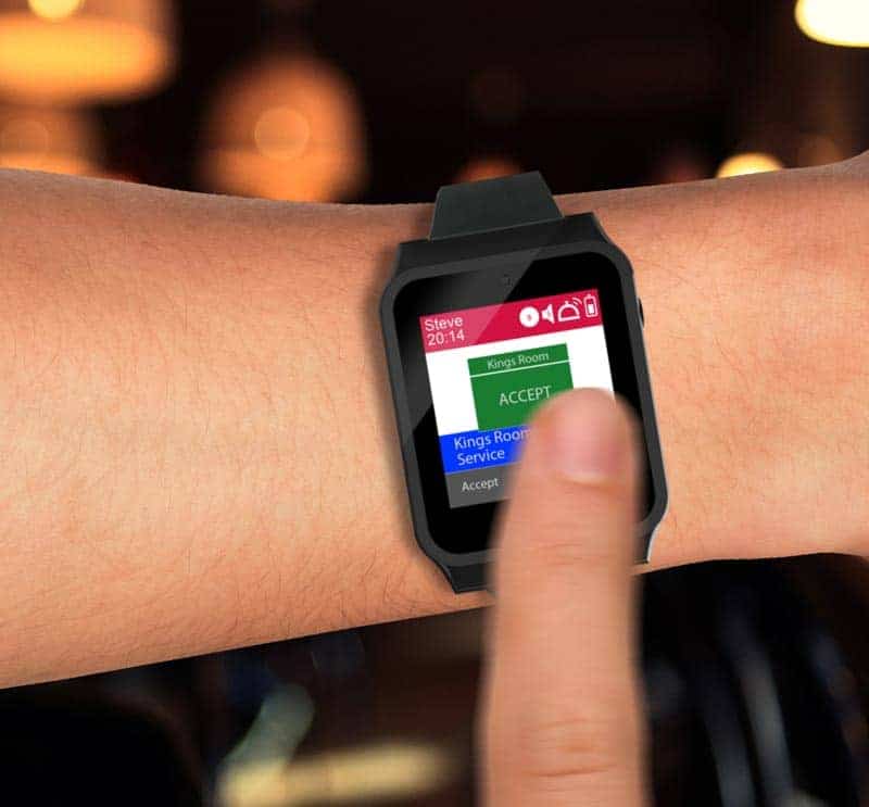 CallGrab on wrist pager