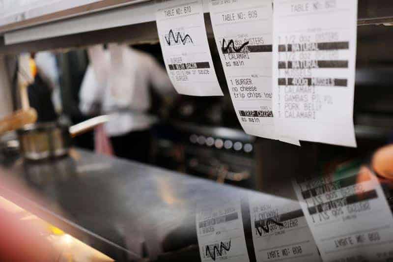 Kitchen to waiter call system
