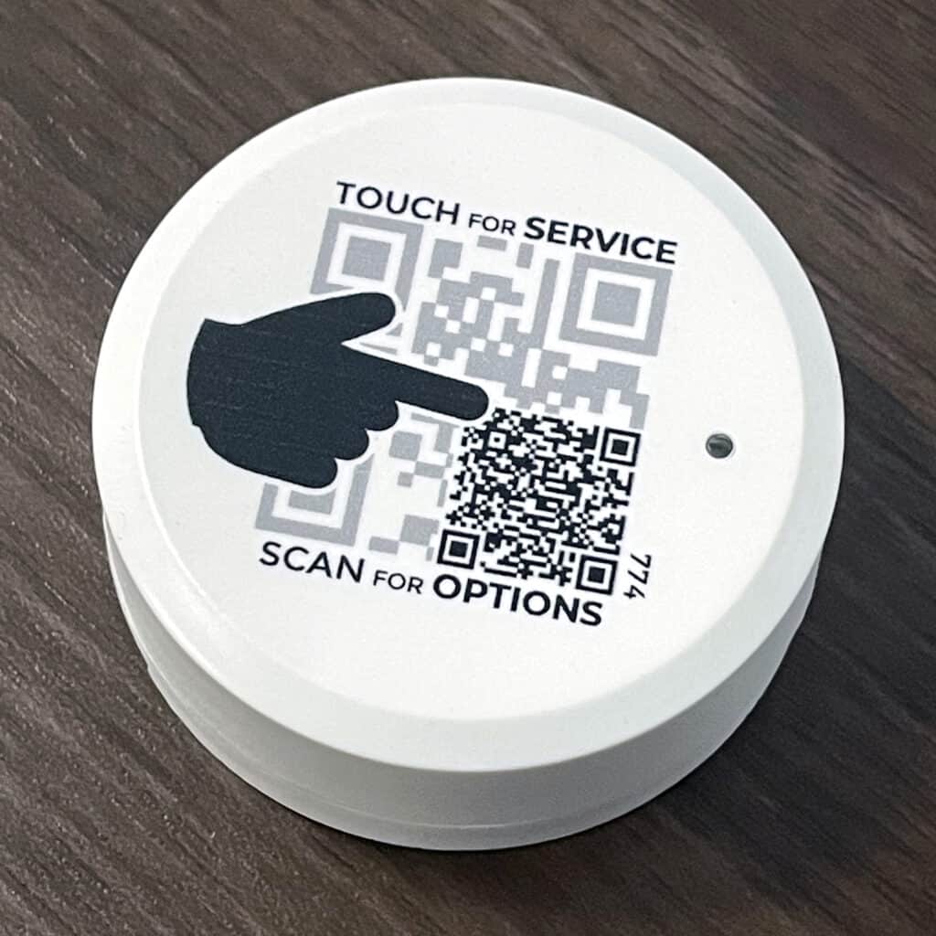 Dingly Button Hotel paging system & call buttons | Dinggly