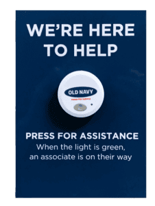 Old Navy / GAP fitting room call button