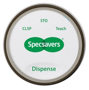 Specsavers bespoke call button for paging system