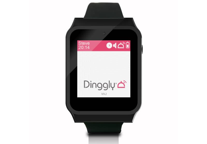 Dinggly Wrist Pager awaiting call